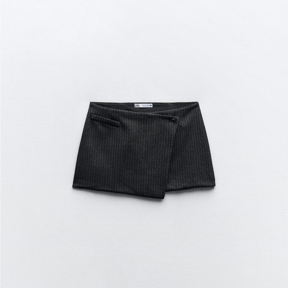 Mini cross skirt stripes Zara